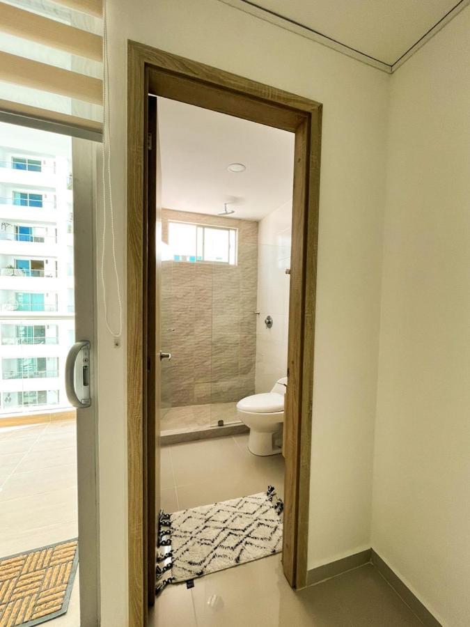 Exclusivo Apartamento Frente Al Mar En Cartagena Bagian luar foto
