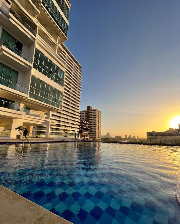 Exclusivo Apartamento Frente Al Mar En Cartagena Bagian luar foto