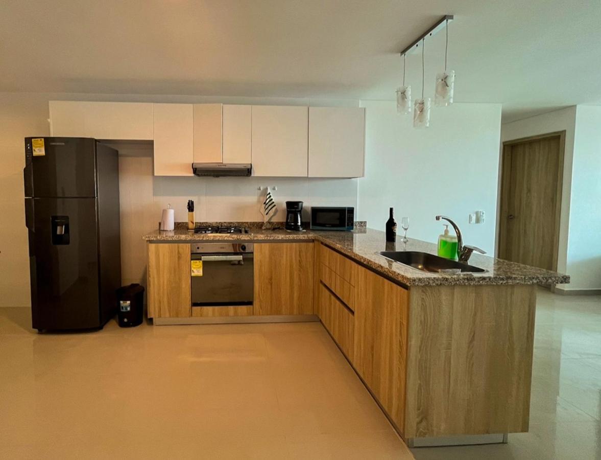 Exclusivo Apartamento Frente Al Mar En Cartagena Bagian luar foto