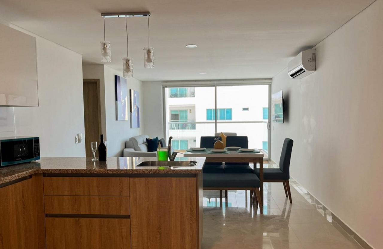 Exclusivo Apartamento Frente Al Mar En Cartagena Bagian luar foto